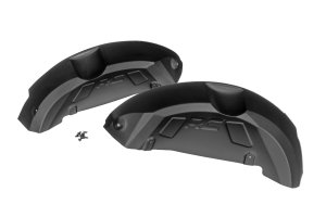 Jeep Wrangler Unlimited Wheel Well Liners (2) - Rear - Rough Country - Rough Country - Black - '07-'18